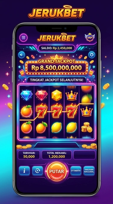 Tampilan antarmuka jerukbet yang menawan dan mudah dinavigasi.